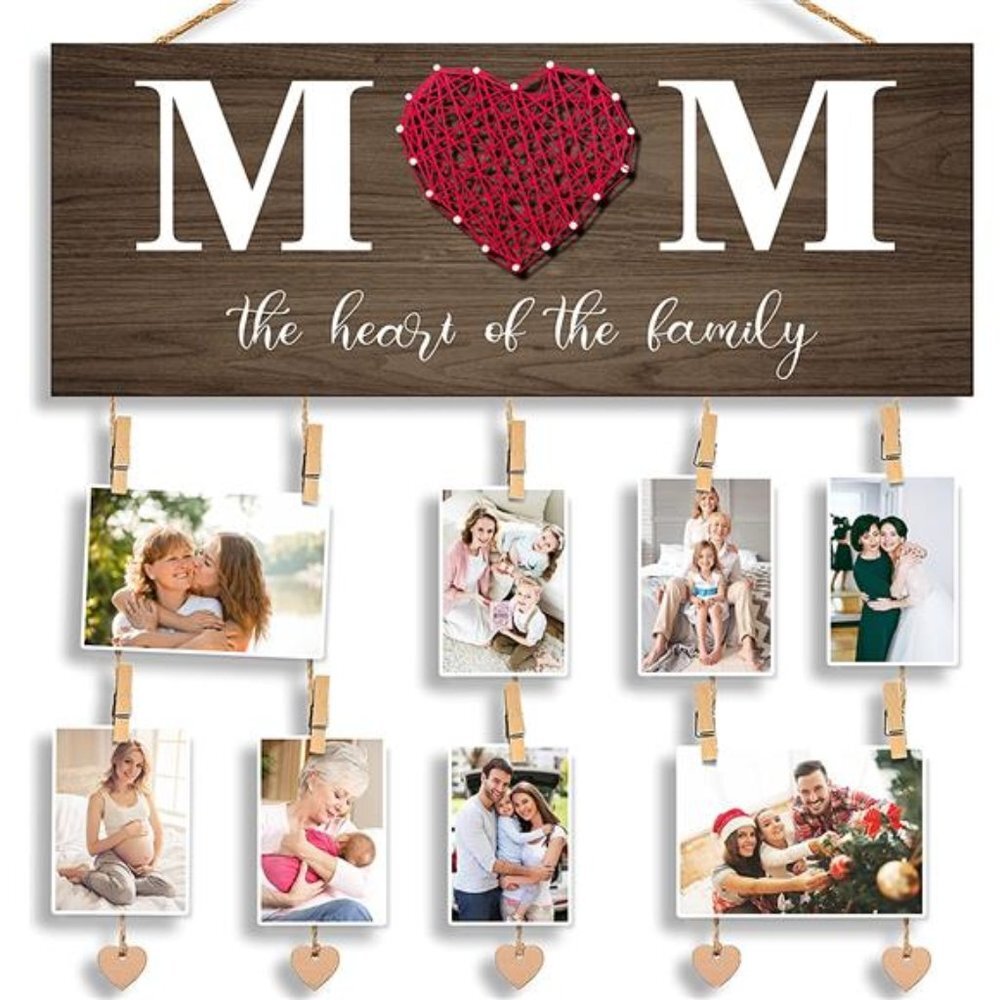 Mohter Day Gifts for Mom  Photo Holder Picture Frame Wall Decor